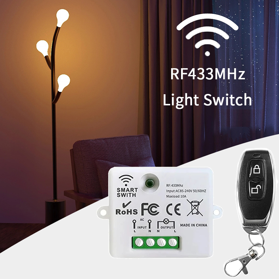 Smart Home Integration - Bezprzewodowy przełącznik zdalnego sterowania RF 433MHz