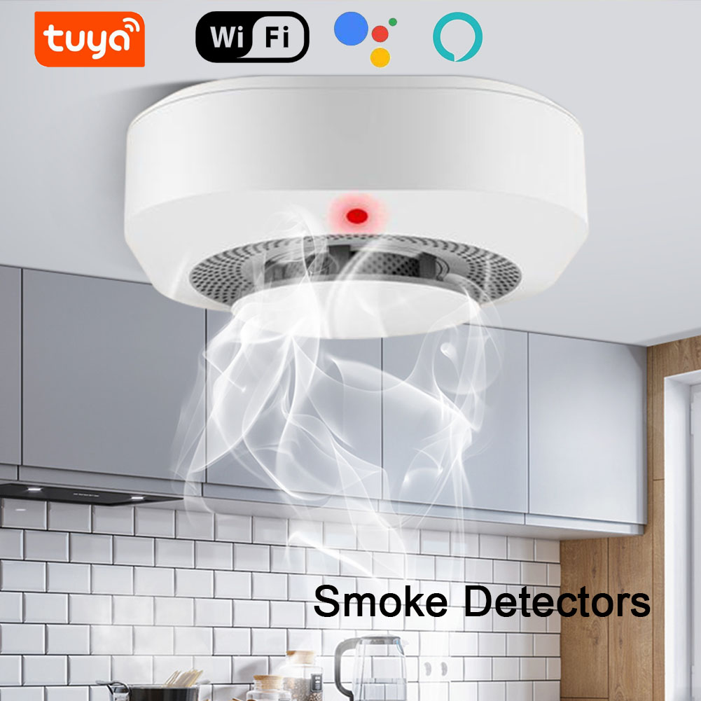 Smart Smoke Detector - Tuya WiFi czujnik detektor dymu wysokiej