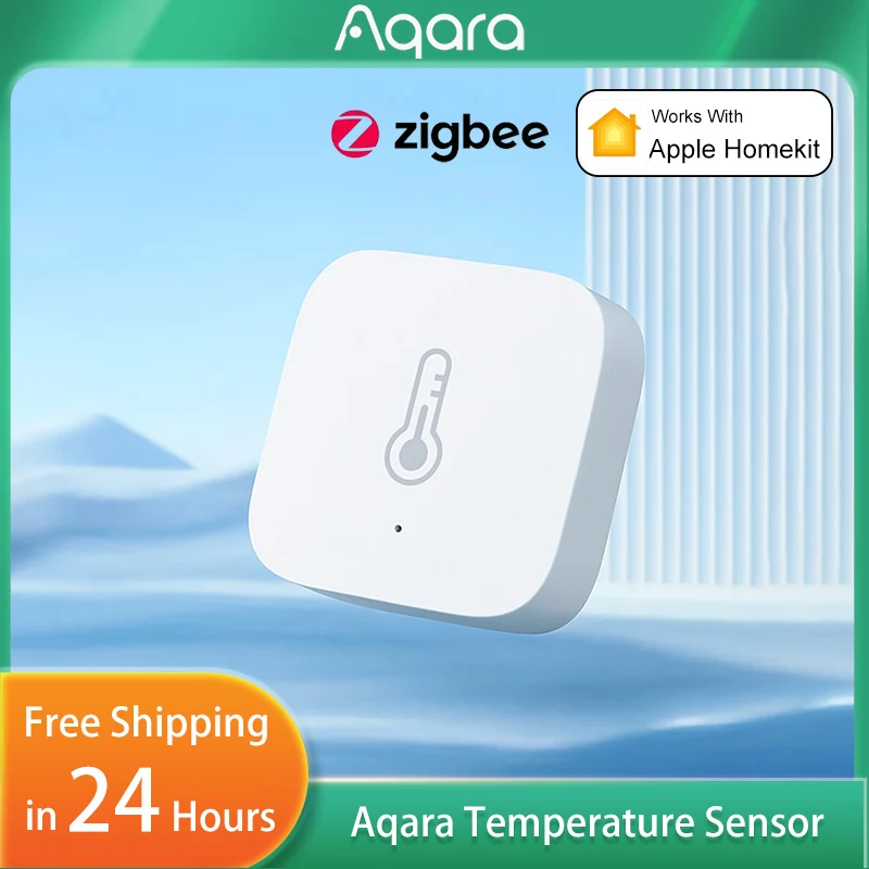 Smart Home Hub Matter - Czujnik temperatury Aqara Zigbee Inteligentny czujnik