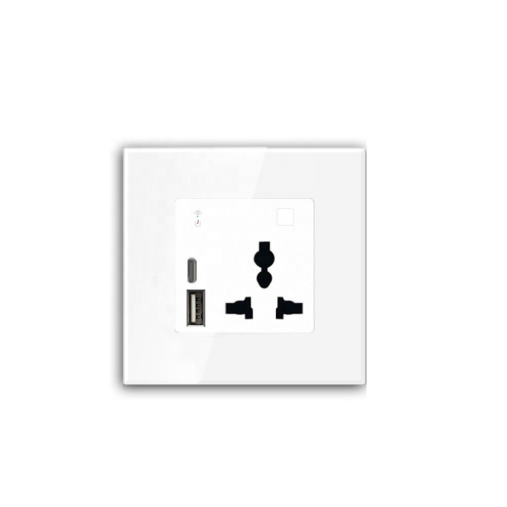 Wifi Smart Plug - Inteligentne gniazdko ścienne WiFi z USB/Type-C
