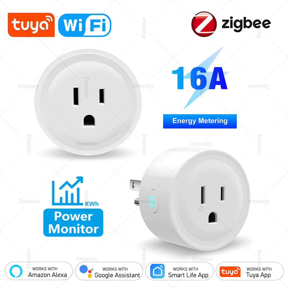 Wifi Smart Plug - Inteligentna wtyczka Tuya 16A Zigbee WiFi,