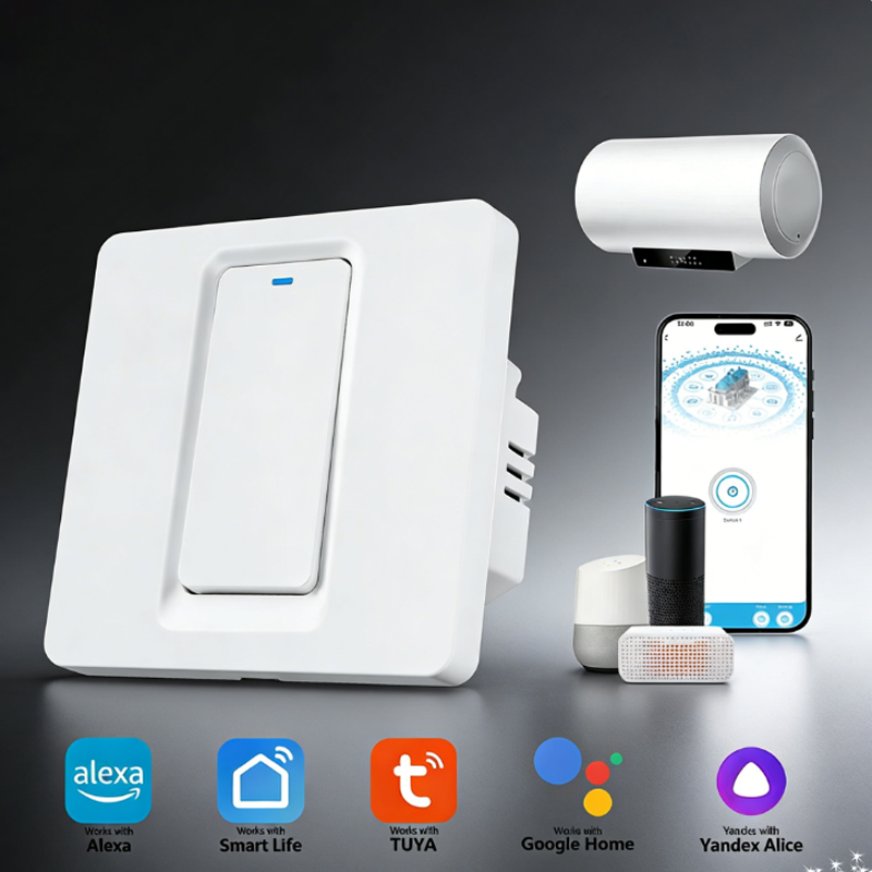 Smart Home Web - Inteligentny przełącznik podgrzewacza wody/Wifi i Bluetooth,