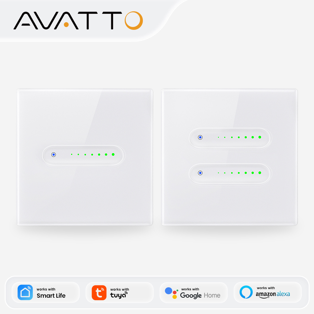 Smart Home Web - AVATTO WiFi 1/2-kanałowy inteligentny ściemniacz, dotykowy