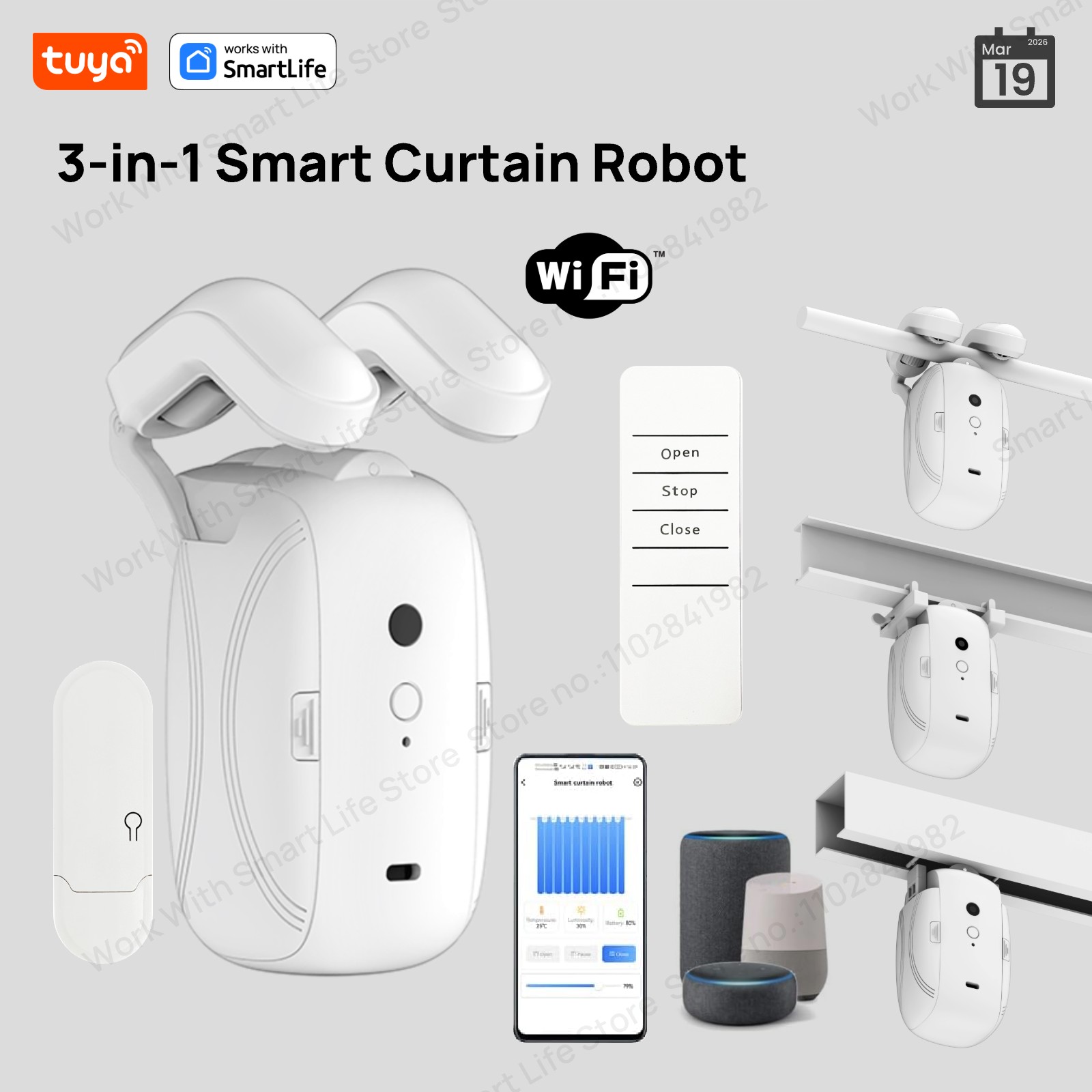 Smart Home Hub Matter - 1/2 SZT. Inteligentny robot do rolet