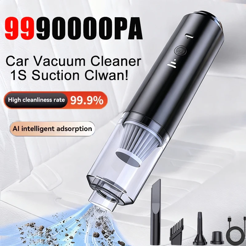 Vacuum Cleaner Smart Home - Odkurzacz samochodowy przenośny, mocny, elektryczny, bezprzewodowy,