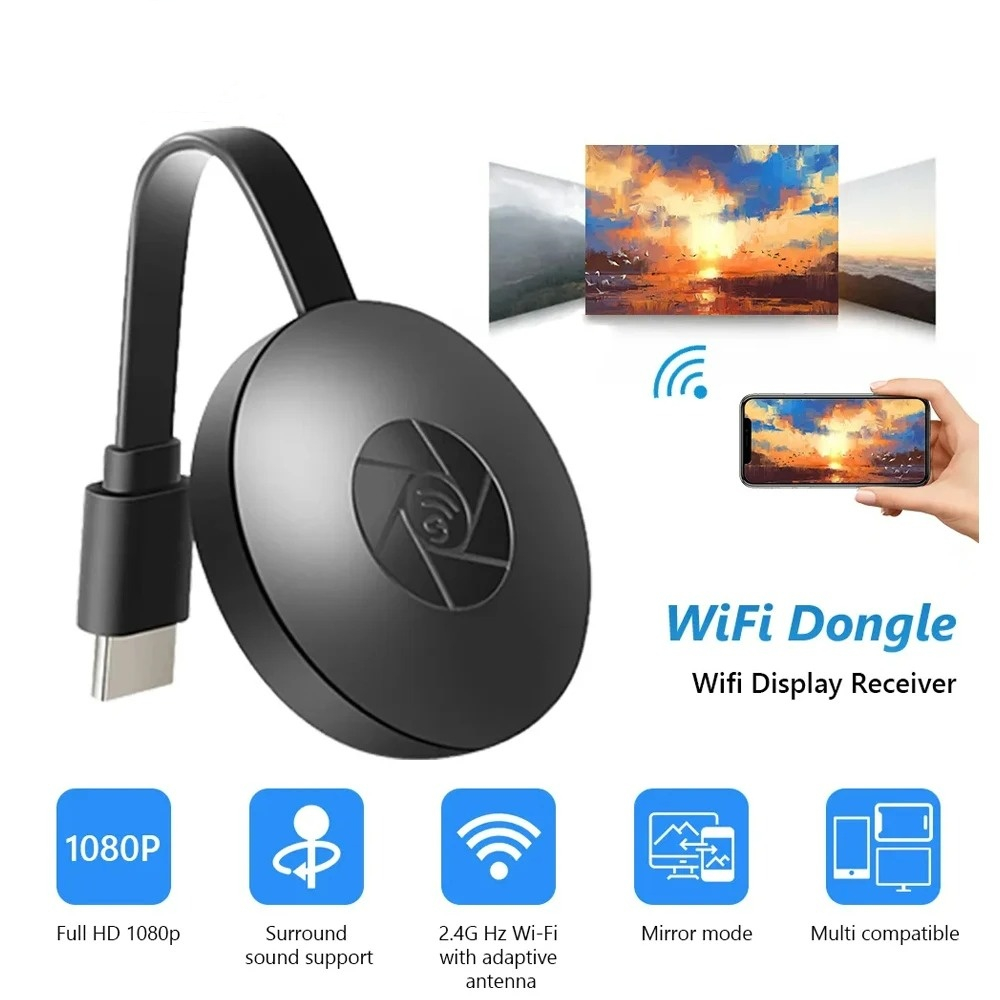 Smart Home Tv - Odbiornik bezprzewodowy HD 1080P do telewizora,