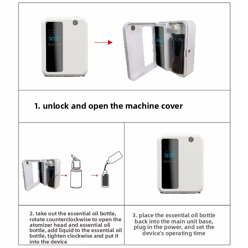 Smart Home Office - Inteligentny dyfuzor zapachowy 500 ml ze