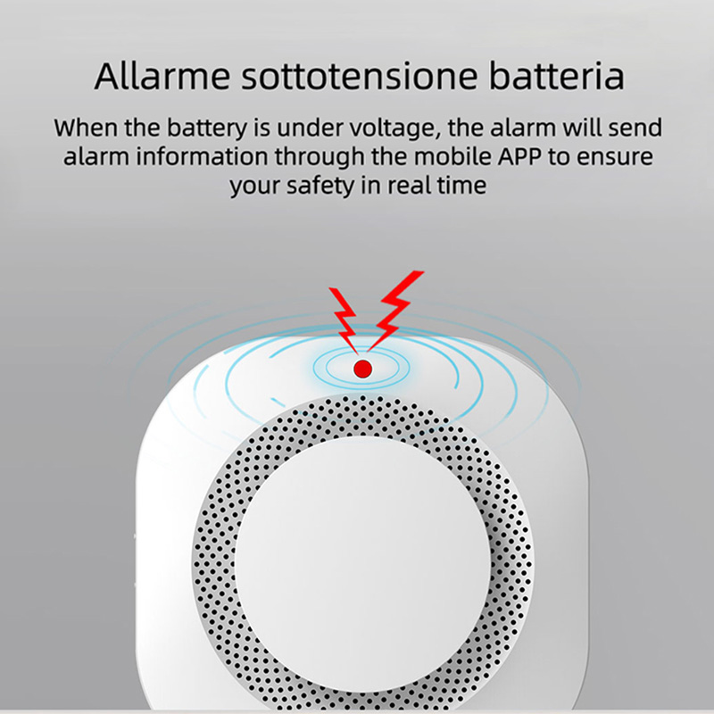Smart Smoke Detector - Czujnik dymu Tuya Zigbee, system alarmowy