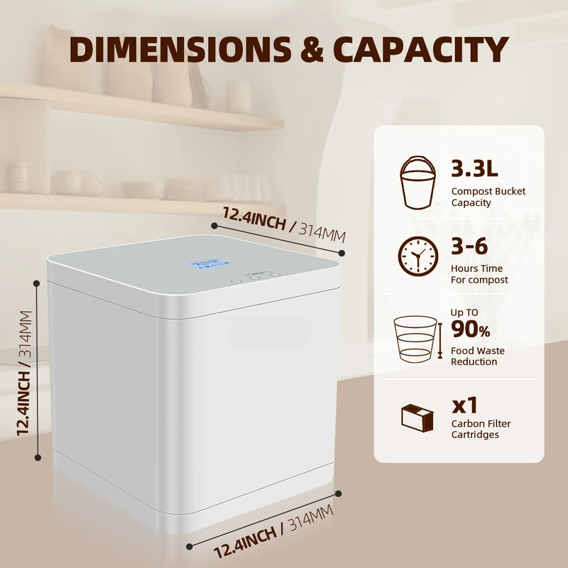 Smart Home Market - Inteligentny kompostownik elektryczny do kuchni, do