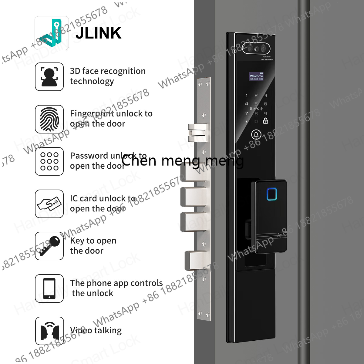Handaily Zamek do drzwi z odci – Smart Home Video Doorbell Installation recenzja i cena