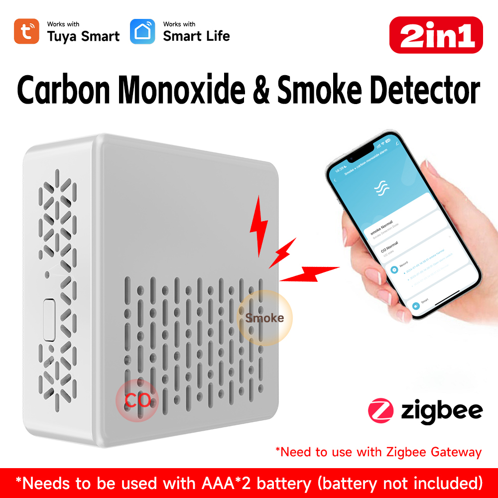 Czujnik dymu i tlenku węgla Tu – Smart Smoke Detector recenzja i cena