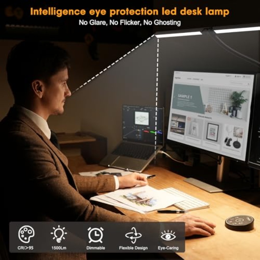 Lampa biurkowa LED do biura i  – Smart Home Office recenzja i cena