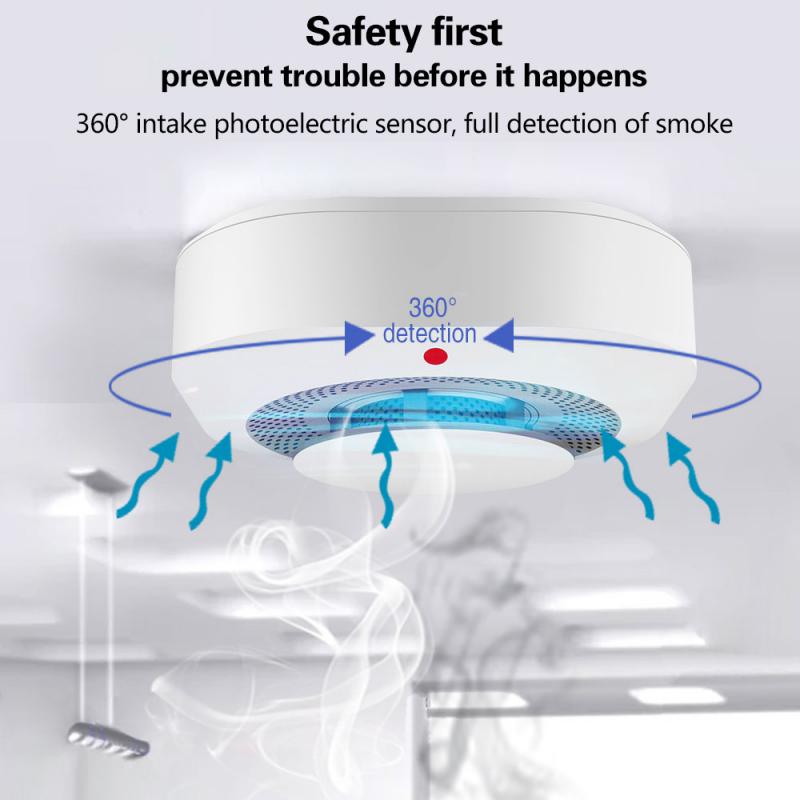 Tuya WiFi czujnik detektor dym – Smart Smoke Detector recenzja i cena