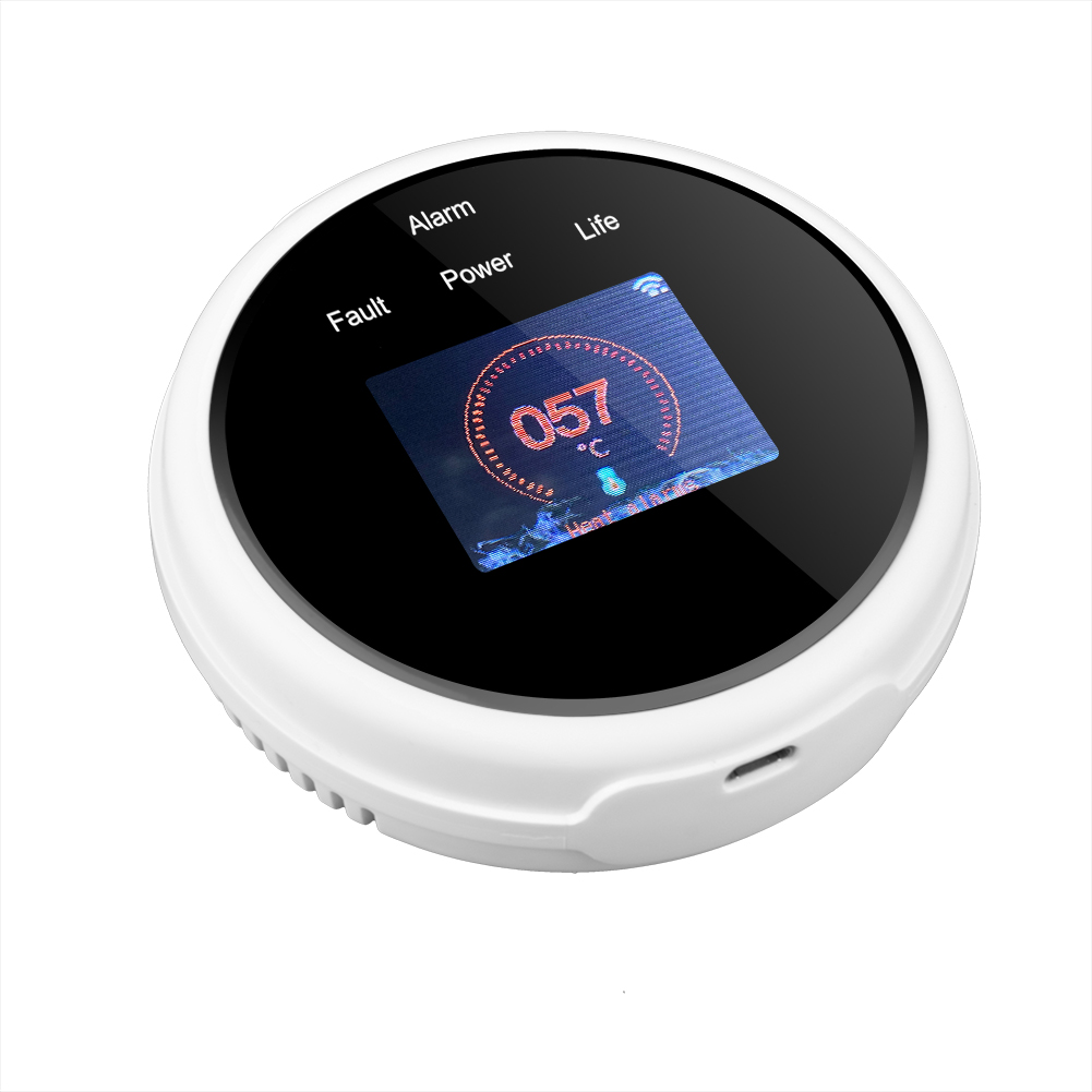 Czujnik wycieku gazu Tuya WiFi – Smart Smoke Detector recenzja i cena