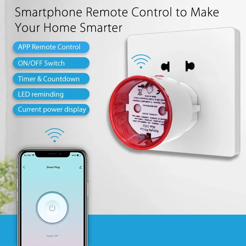 Inteligentne gniazdko WiFi Tuy – Wifi Smart Plug recenzja i cena
