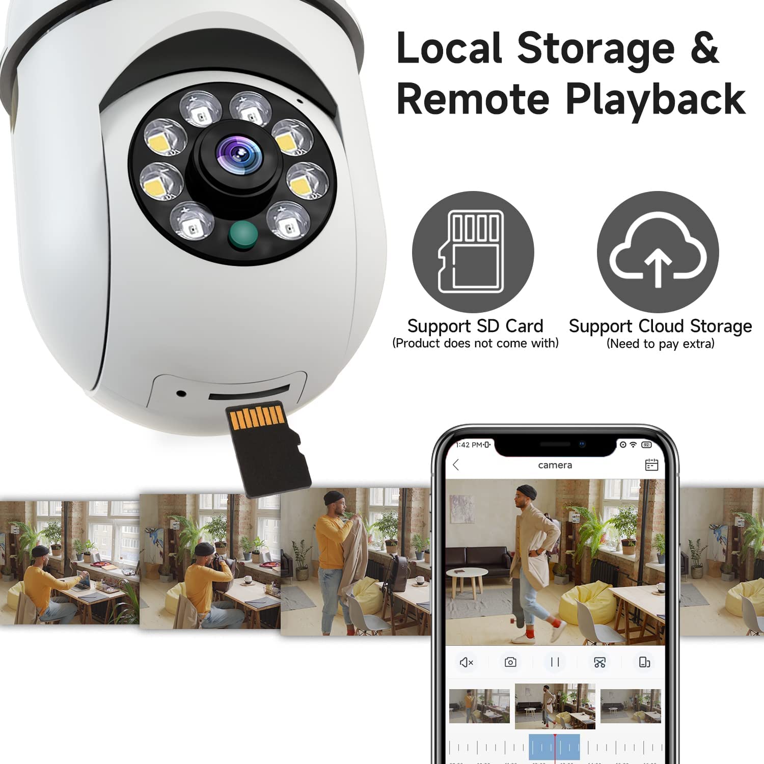 Kamera monitorująca w żarówce  – Smart Baby Night Light recenzja i cena