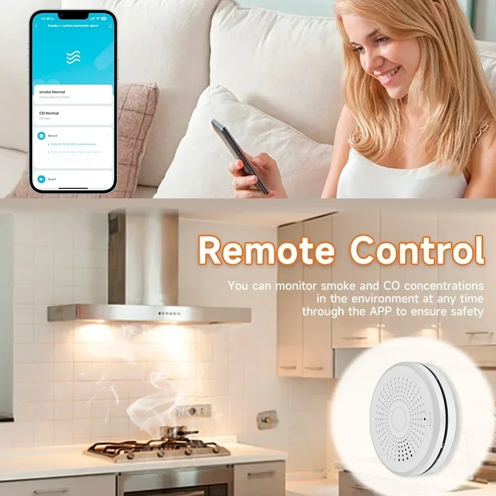 Inteligentny alarm kompozytowy – Smart Smoke Detector recenzja i cena