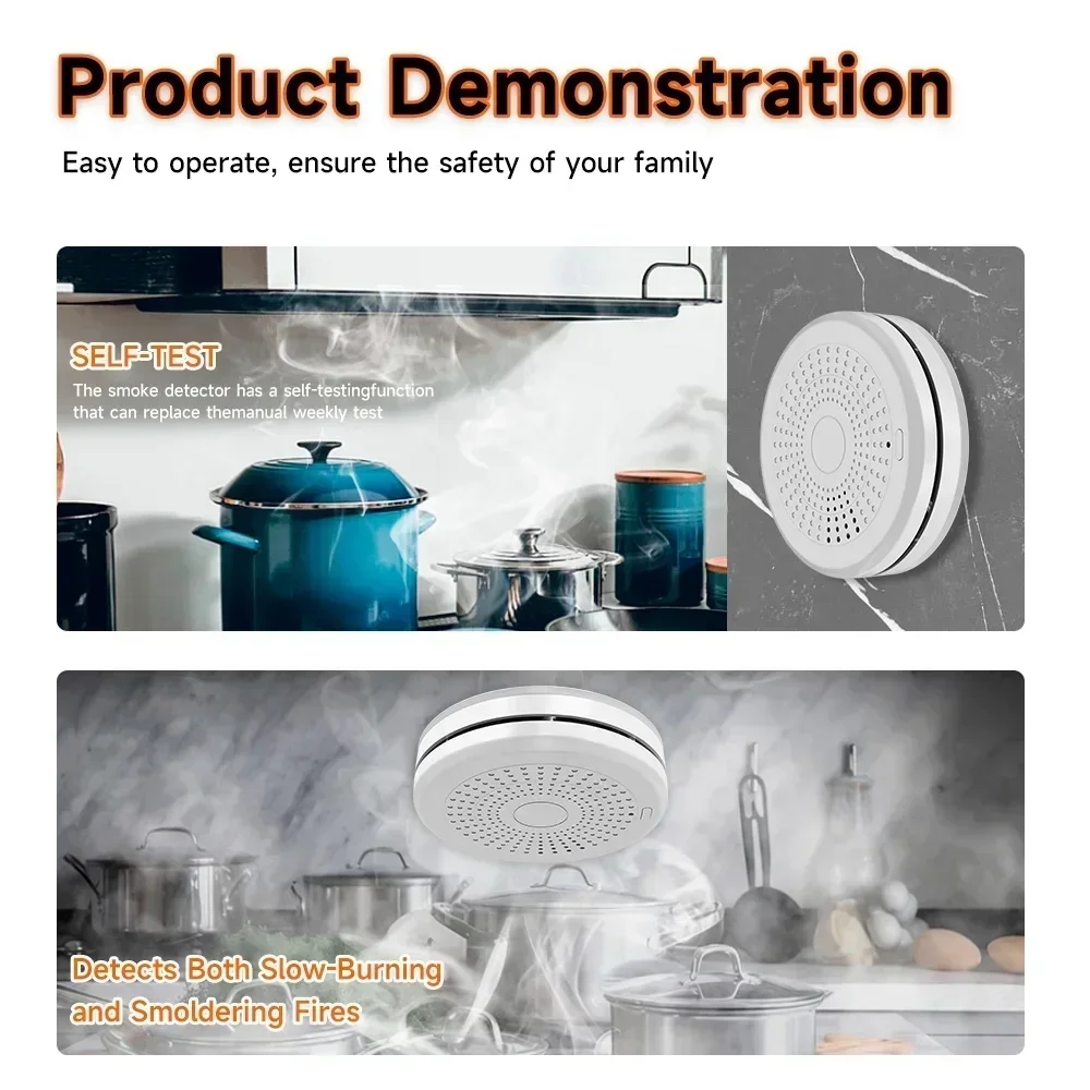 Inteligentny alarm kompozytowy – Smart Smoke Detector recenzja i cena