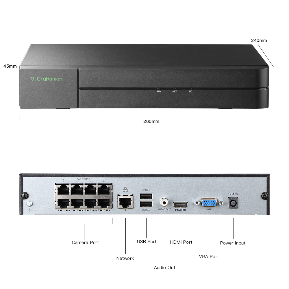 Zestaw kamer IP POE z noktowiz – Security Ip Camera recenzja i cena