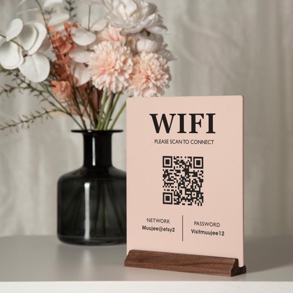 Wyprzedaż! Akrylowy znak z kod – Airbnb Smart Home recenzja i cena