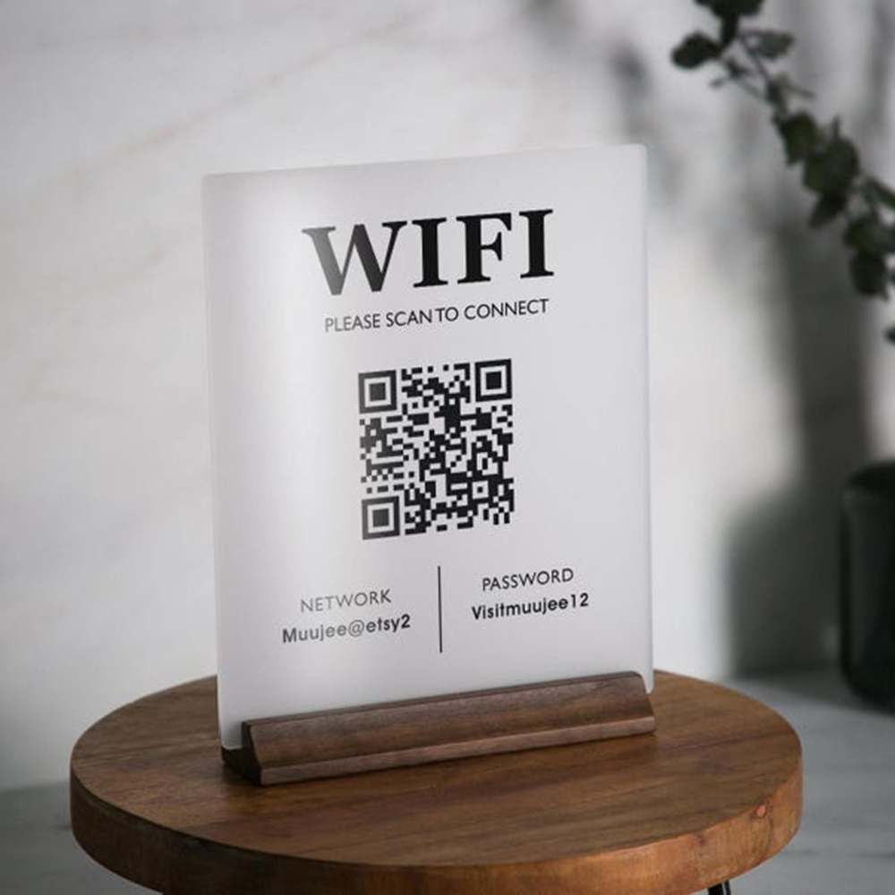 Wyprzedaż! Akrylowy znak z kod – Airbnb Smart Home recenzja i cena