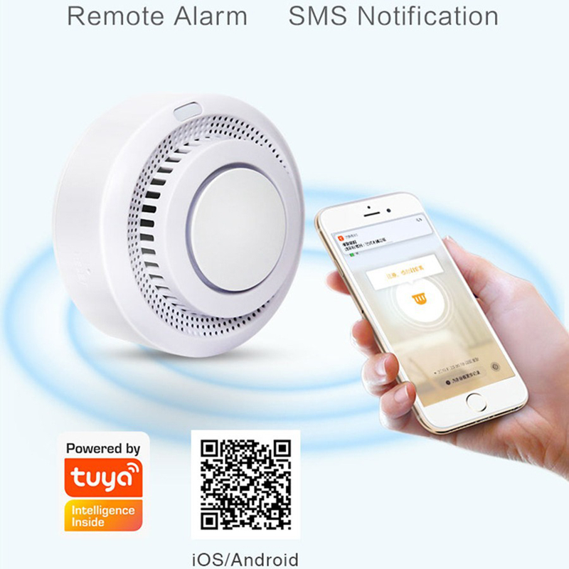 Czujnik dymu Tuya Smart WIFI,  – Smart Smoke Detector recenzja i cena