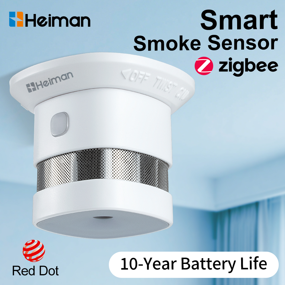 Czujnik dymu HEIMAN Zigbee – a – Smart Smoke Detector recenzja i cena