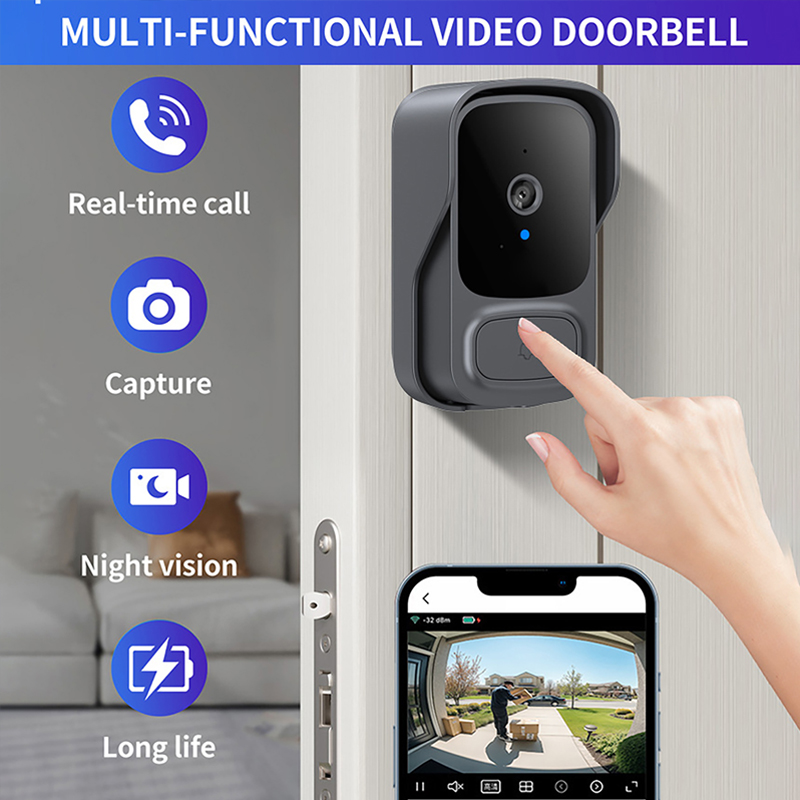 Kamera dzwonkowa WiFi Tuay z m – Smart Home Video Doorbell Installation recenzja i cena