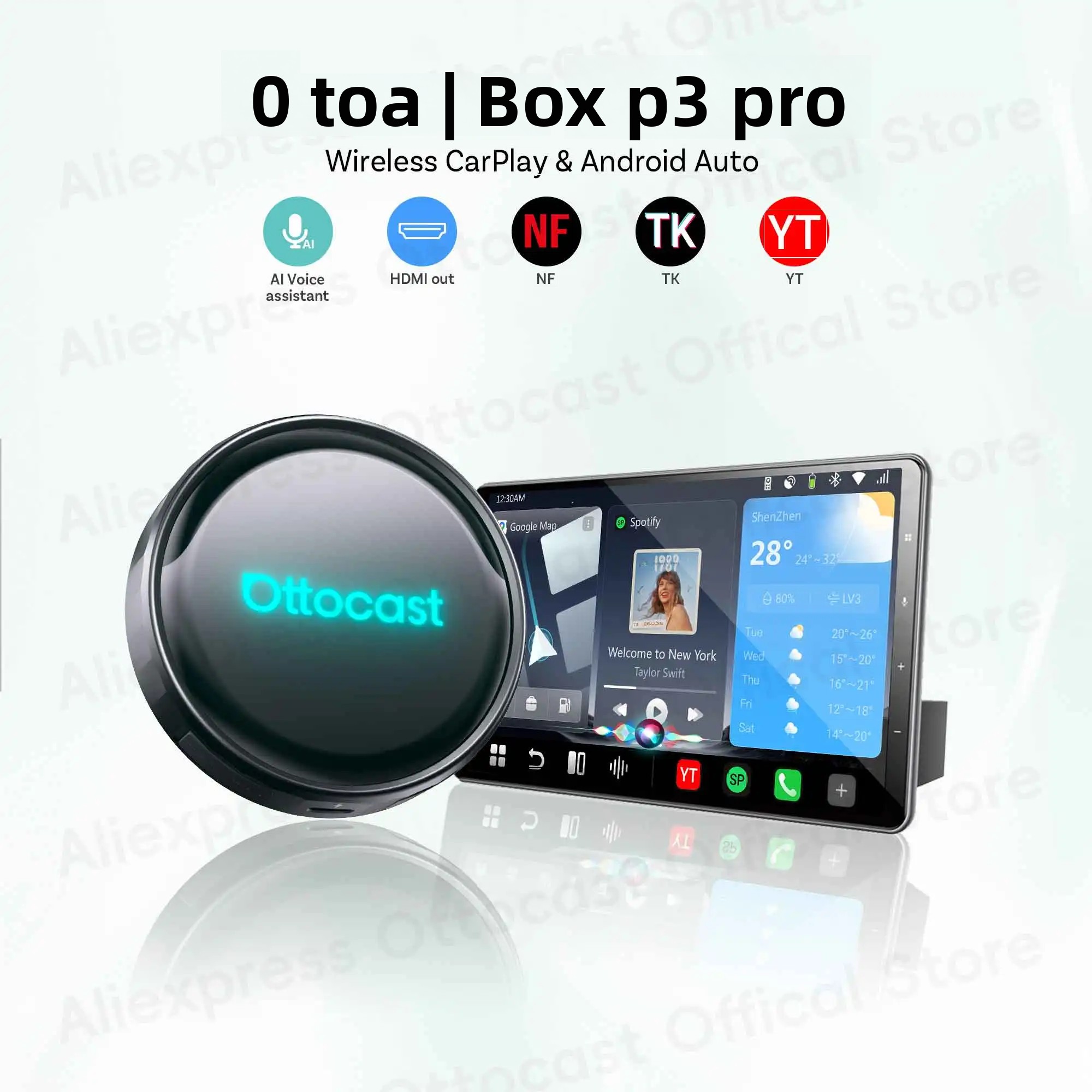 OTTOCAST P3 PRO AI Box Android – Smart Home Tv recenzja i cena