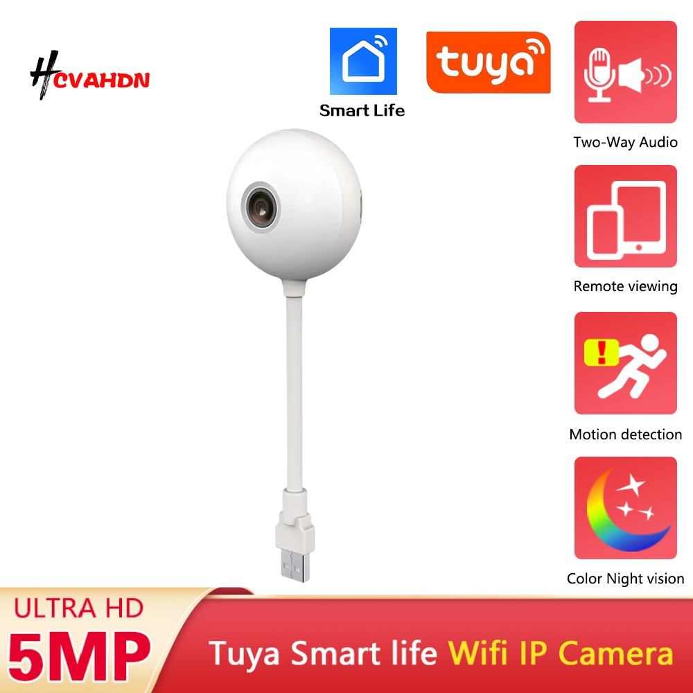 TUYA 5MP Żarówka USB z Kamerą  – Smart Baby Night Light recenzja i cena